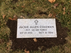 COLEMAN MILITARY MARKER