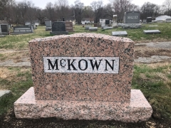 McKOWN BACK