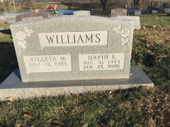 WILLIAMS FINAL DATE