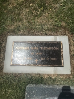 THOMPSON MILITARY MARKER - Frisbie Monuments