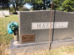 MAXWELL MILITARY MARKER