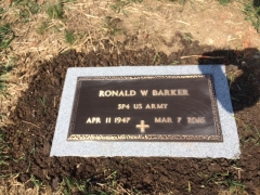 BARKER MILITARY MARKER