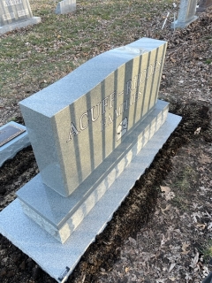 ACUFF-RHODES FAMILY STONE BACK