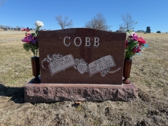 COBB MOUNTED VASES