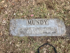 MUNDY FINAL DATE