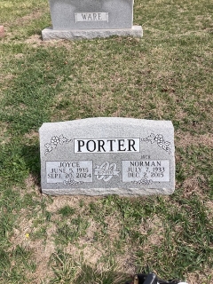 PORTER FINAL DATE